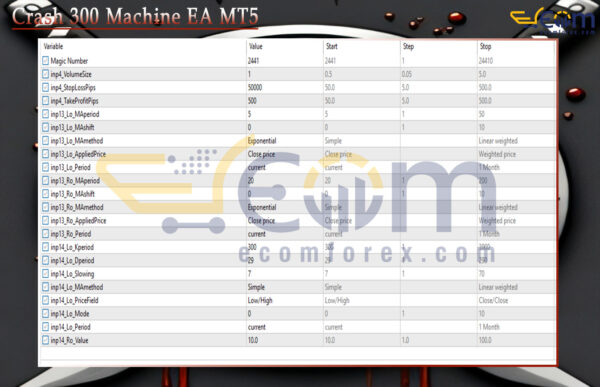 Crash 300 Machine EA MT5 Review