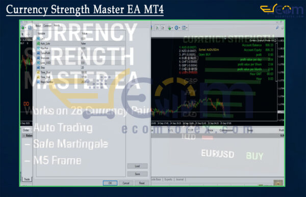 Currency Strength Master EA MT4 Input