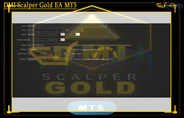 DMI Scalper Gold EA MT5 Setting