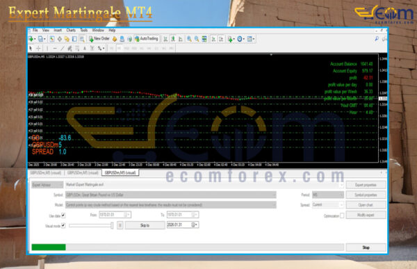 Expert Martingale MT4 Backtests