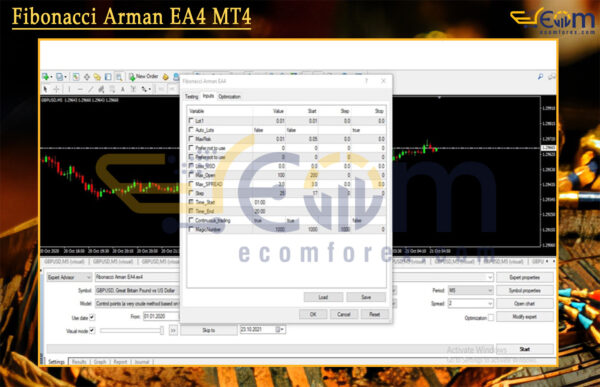 Fibonacci Arman EA4 MT4 Input