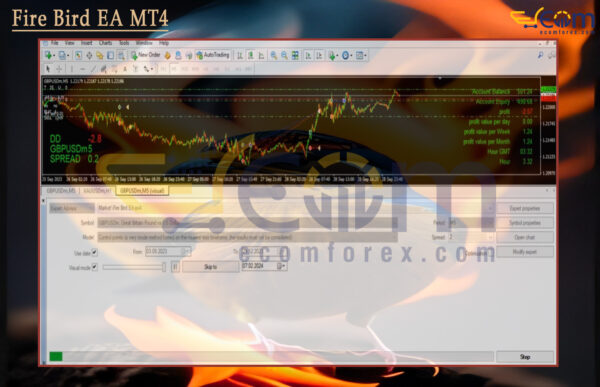Fire Bird EA MT4 Backtest