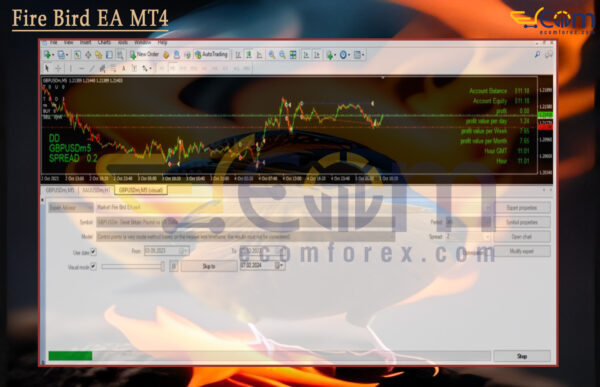 Fire Bird EA MT4 Backtests