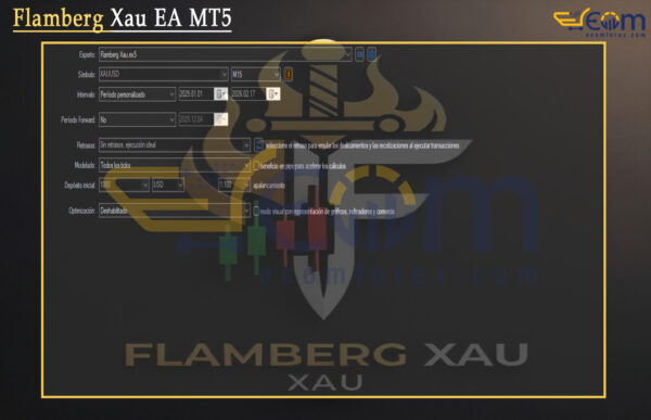 Flamberg Xau EA MT5 Setting