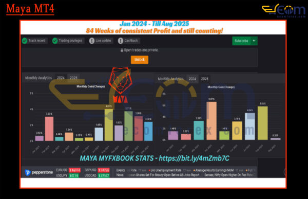 Maya MT4 Live Result MyfxBooks