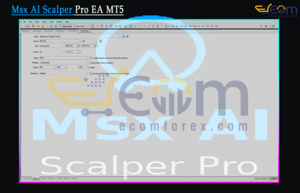 Msx AI Scalper Pro EA MT5 Setting