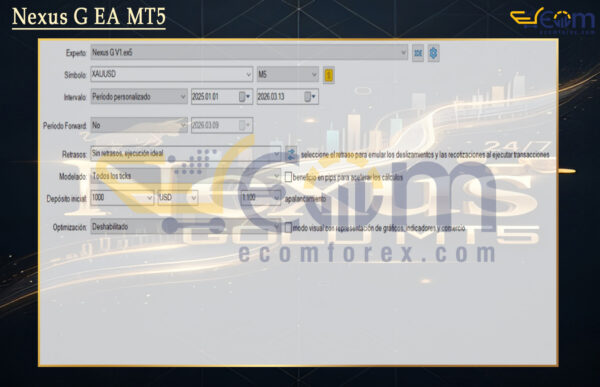Nexus G EA MT5 Input
