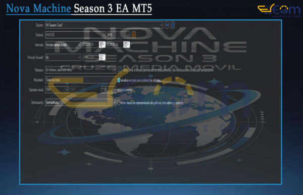 Nova Machine Season 3 EA MT5 Setting