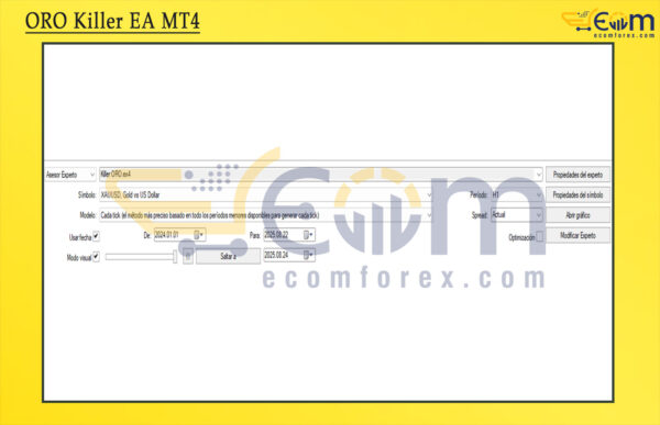 ORO Killer EA MT4 Setting