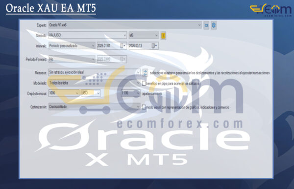 Oracle XAU EA MT5 Input
