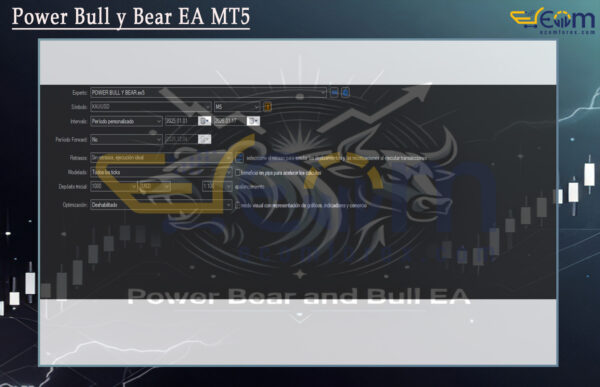 Power Bull y Bear EA MT5 Setting