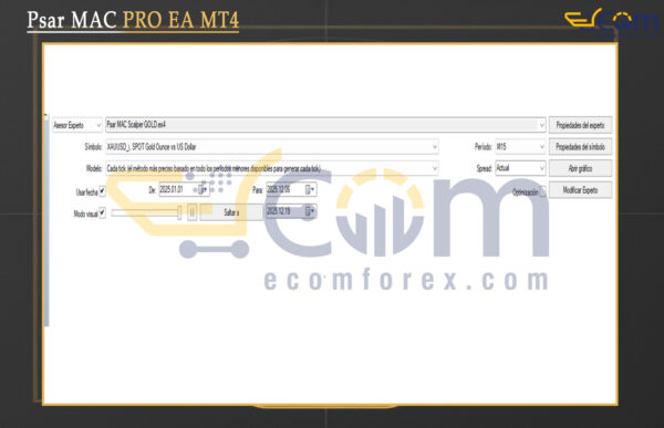 Psar MAC PRO EA MT4 Setting