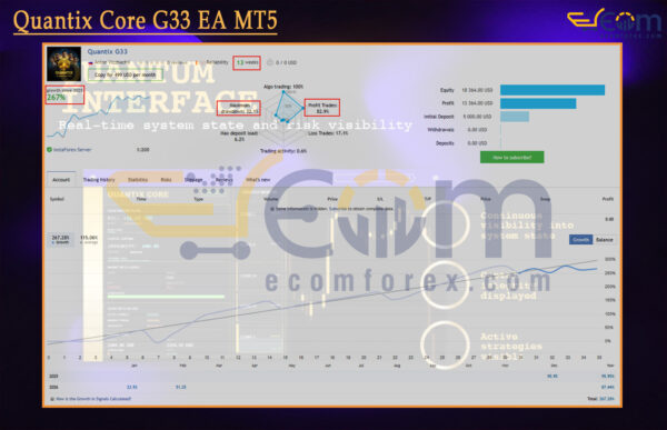 Quantix Core G33 EA MT5 Live Result