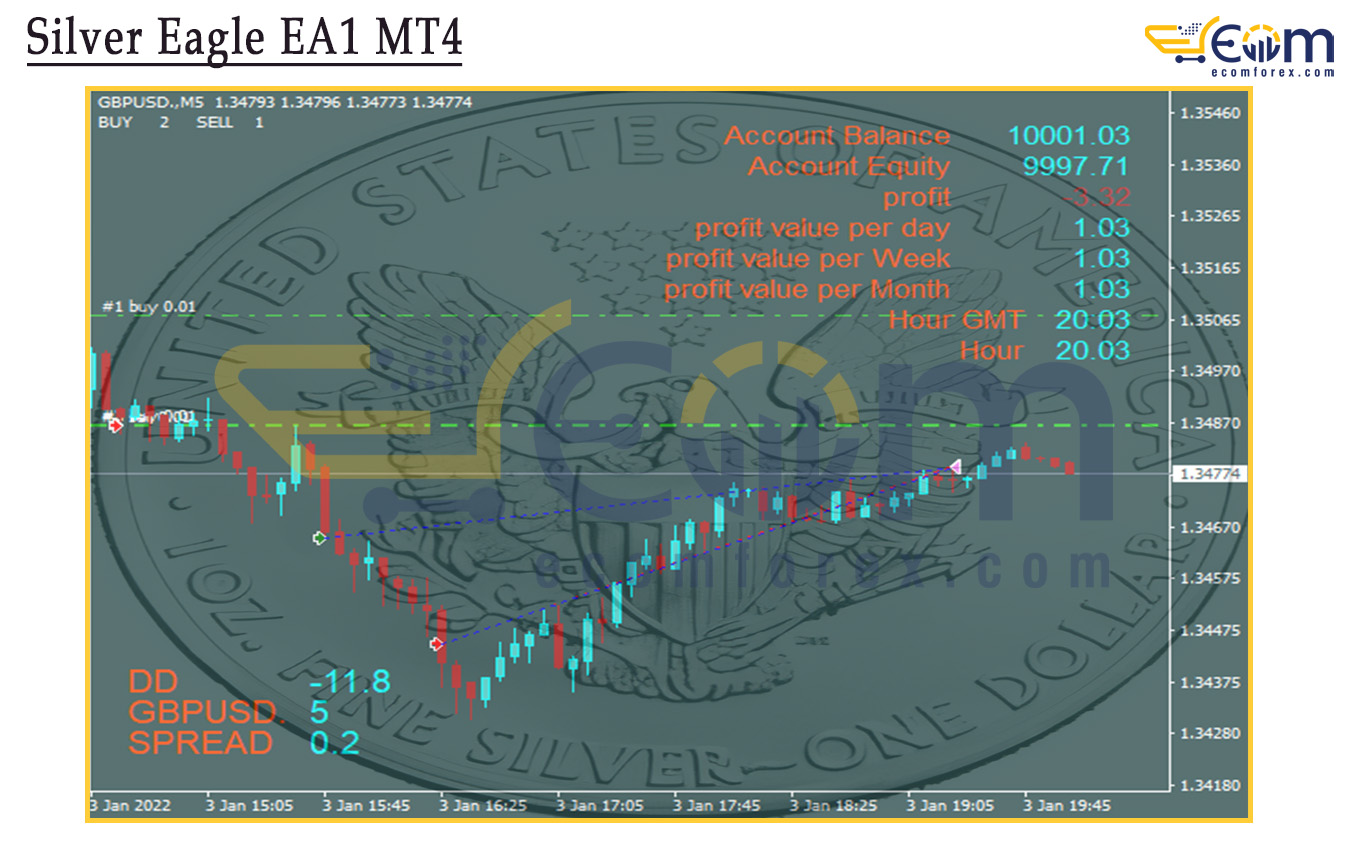 Silver Eagle EA1 MT4 Backtest