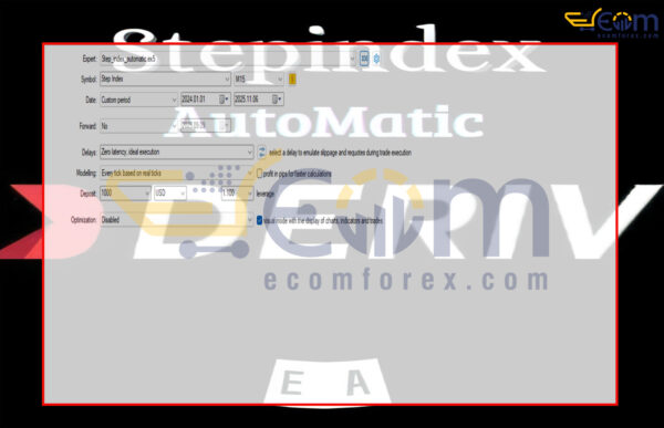Step index Automatic MT5 Setting