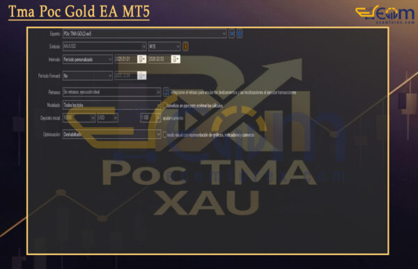 Tma Poc Gold EA MT5 Setting