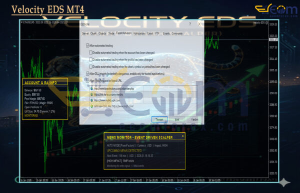 Velocity EDS MT4 Review
