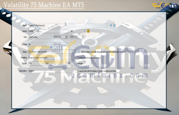 Volatility 75 Machine EA MT5 Setting