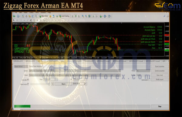 Zigzag Forex Arman EA MT4 Backtest