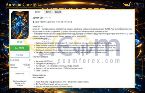 Aureum Core MT5 Review