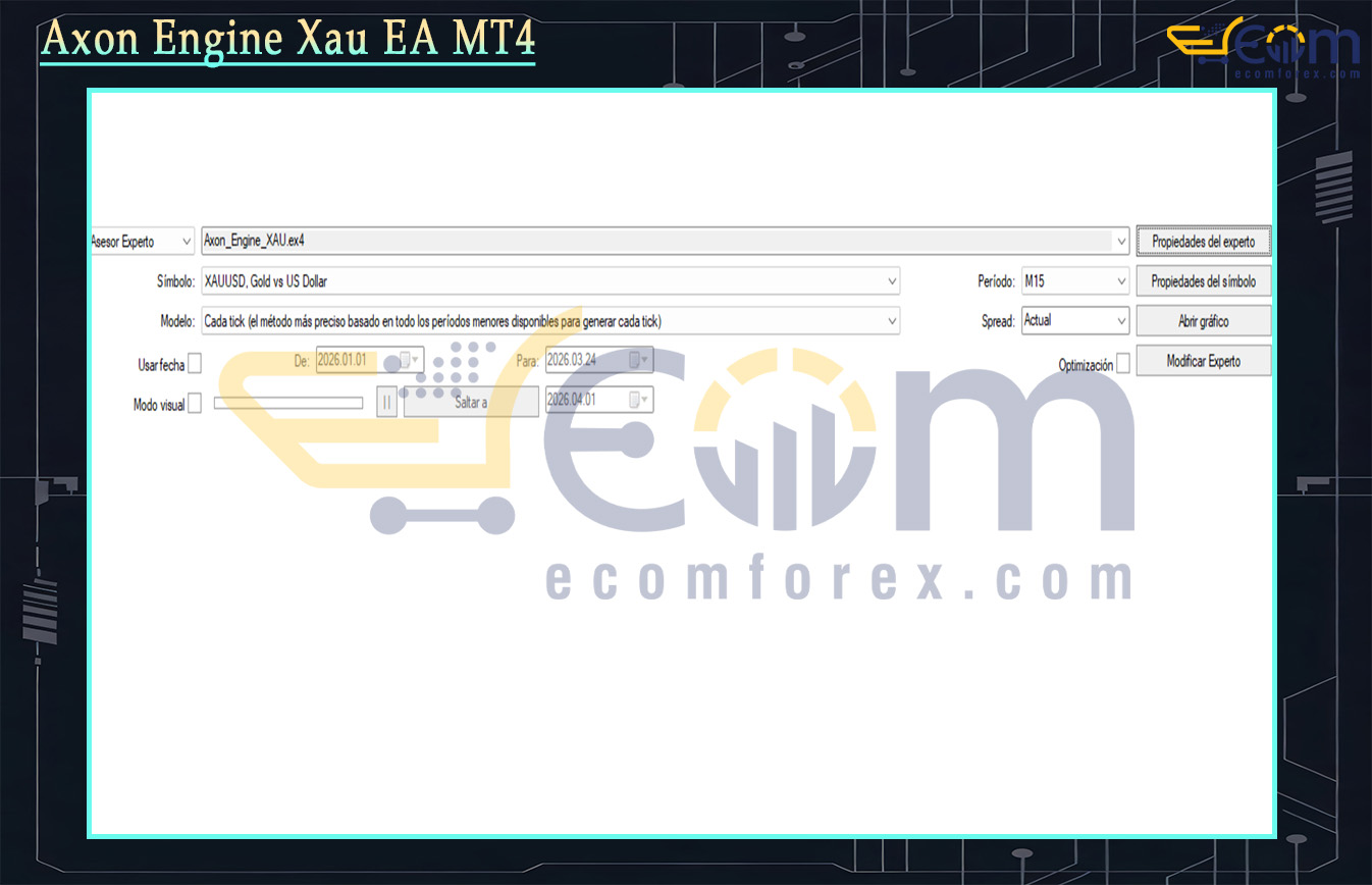 Axon Engine Xau EA MT4 Input