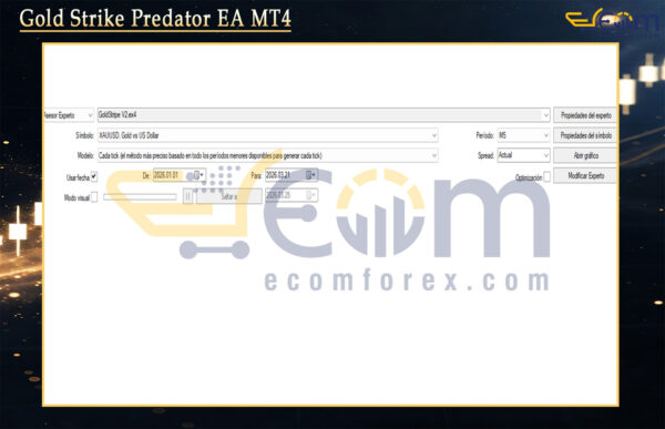 Gold Strike Predator EA MT4 Input