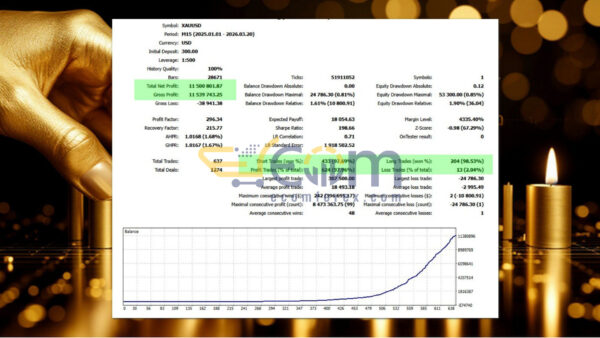 I Gold Dream I MT5 Backtests