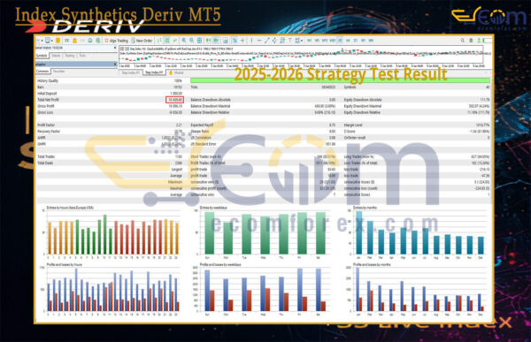 Index Synthetics Deriv MT5 Backtest