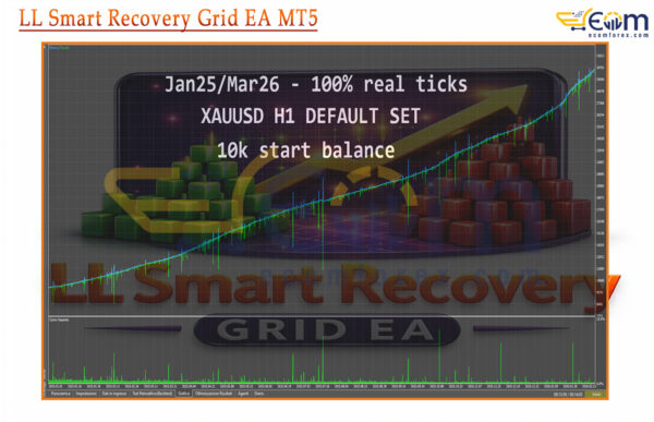 LL Smart Recovery Grid EA MT5 Backtest