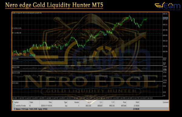 Nero edge Gold Liquidity Hunter MT5 Backtests
