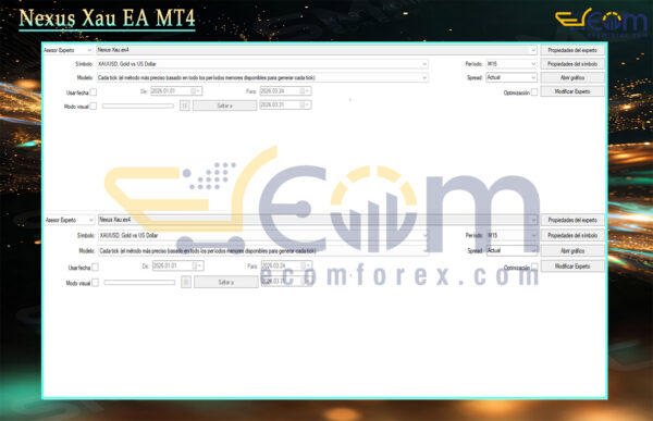 Nexus Xau EA MT4 Input