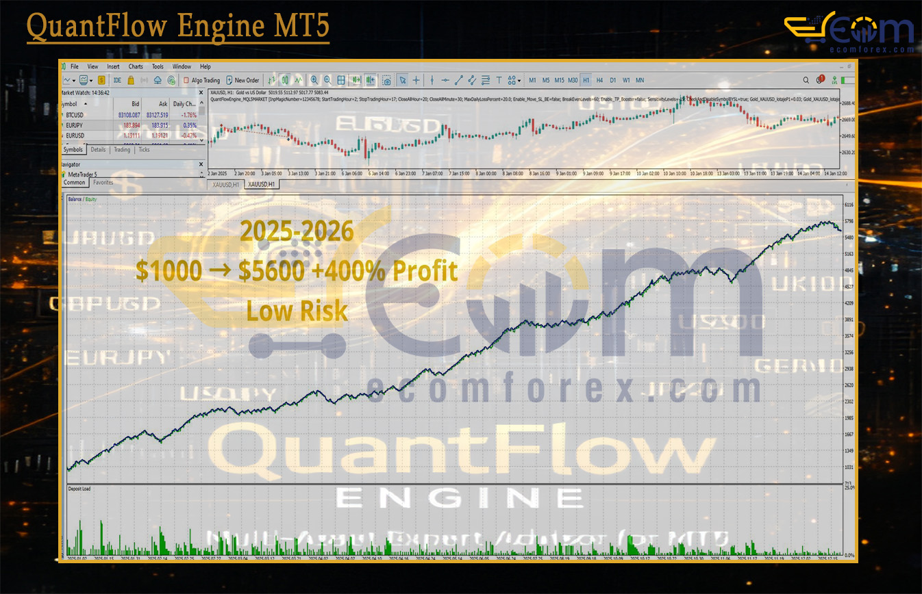 QuantFlow Engine MT5 Backtests