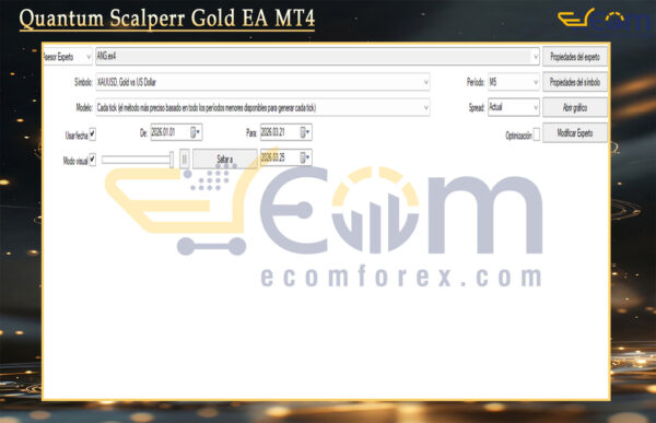 Quantum Scalperr Gold EA MT4 Input