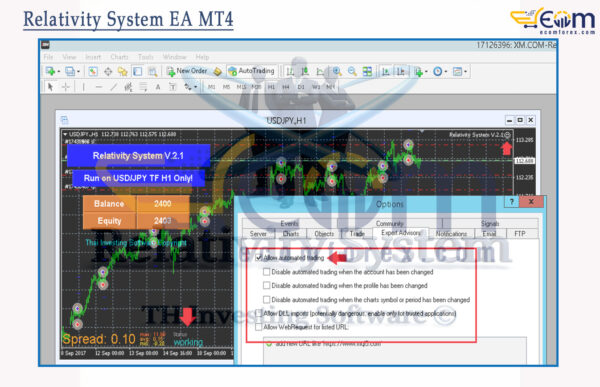 Relativity System EA MT4 Review