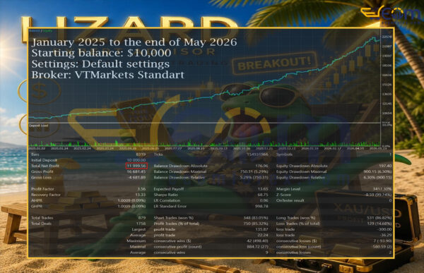 Lizard EA MT5 Backtest