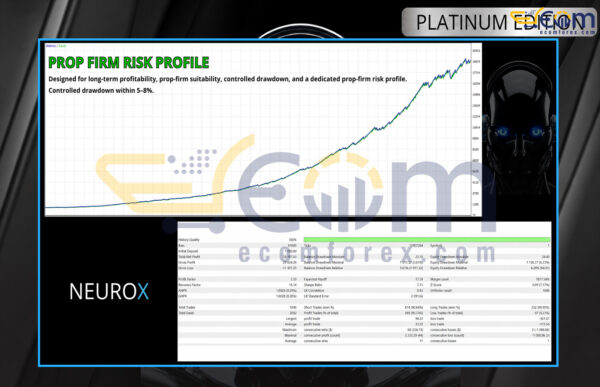 Neurox AI EA MT5 Backtest
