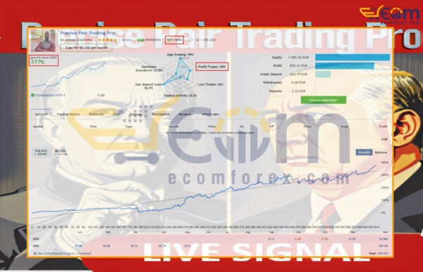 Precise Pair Trading Pro MT5 Live Signal