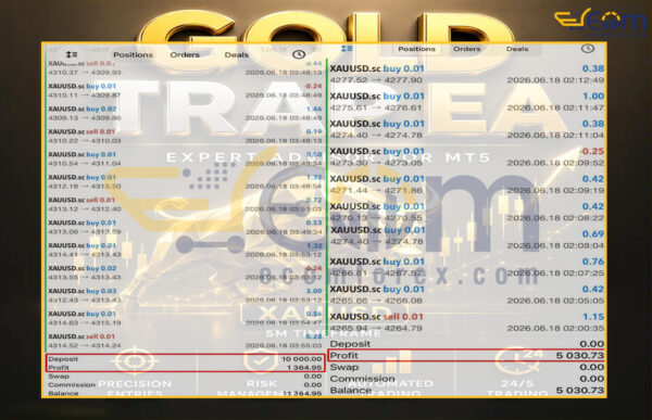 GoldTrap EA MT5 Live Result