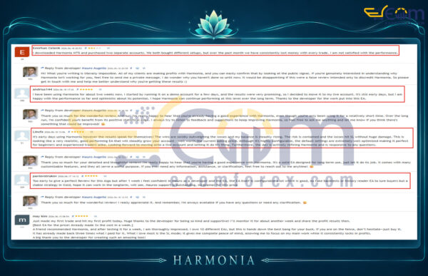 Harmonia MT5 Reviews
