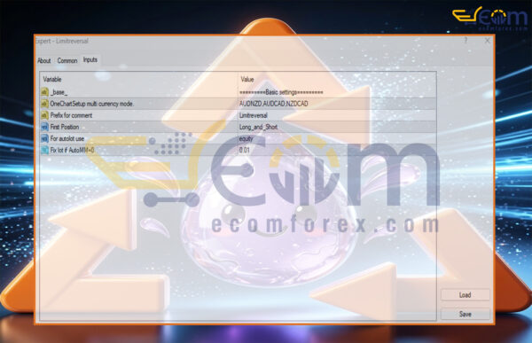 Limitreversal EA MT4 Input