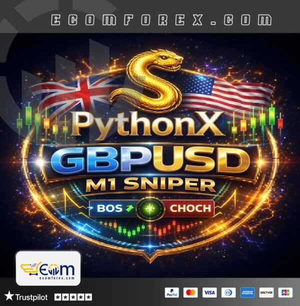 PythonX GbpUsd M1 Sniper EA MT5 Logo
