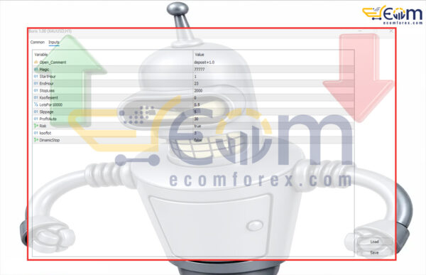 Boris EA MT5 Input