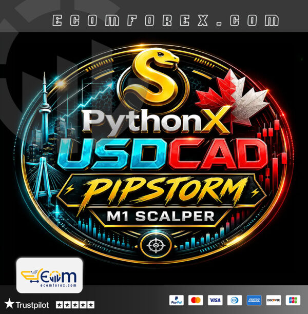 PythonX PipStorm USDCAD EA MT5 Logo