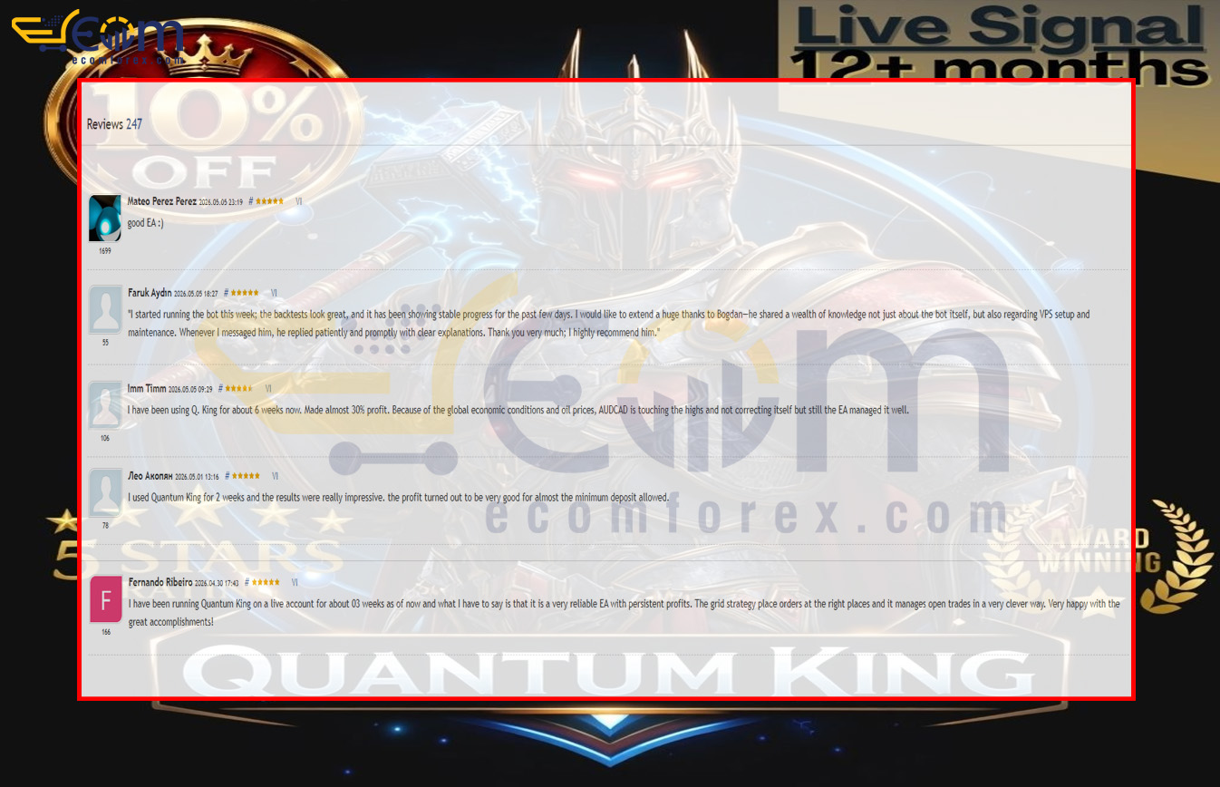 Quantum King EA MT5 Review