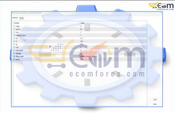 VIOP Breakout Robotu EA MT5 Input