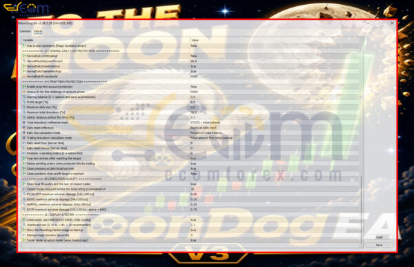 MoonDog EA MT5 Inputs 3